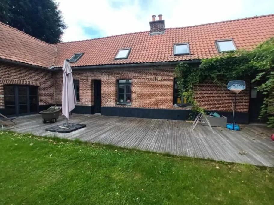 Villa Ferme De Caractere Avec Piscine Et Cheminee Sainghin-en-Mélantois Exterior foto